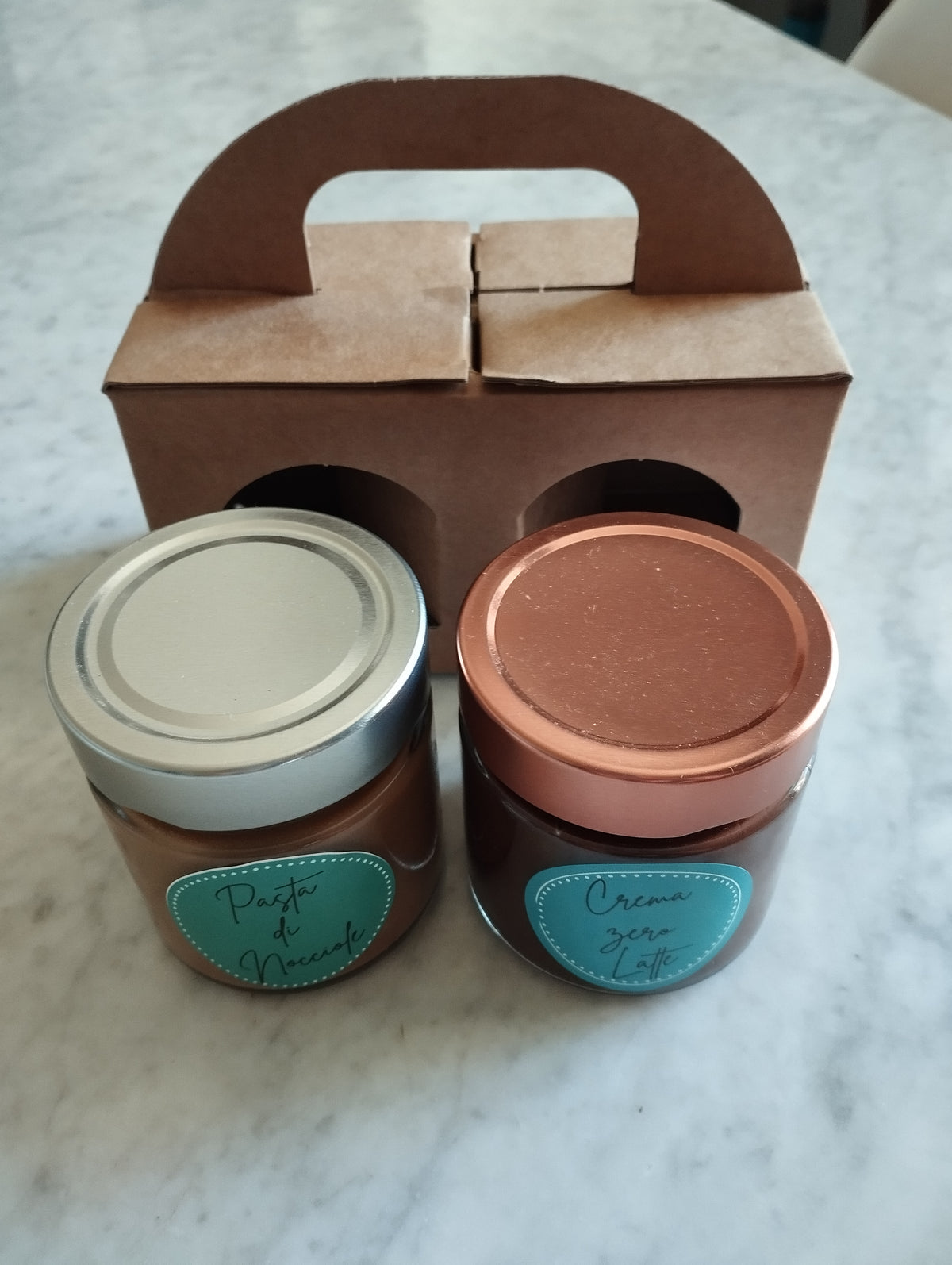 Cofanetto regalo 2 vasetti - pasta e crema zero latte